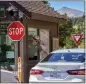  ?? THE NEW YORK TIMES ?? A park ranger greets visitors by collecting entrance fees at the Fall River entrance to Rocky Mountain National Park in Colorado last year.