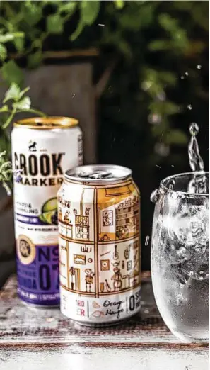  ??  ?? Hard seltzer is the drink of the summer, selling out in some locations as quickly as it’s stocked.