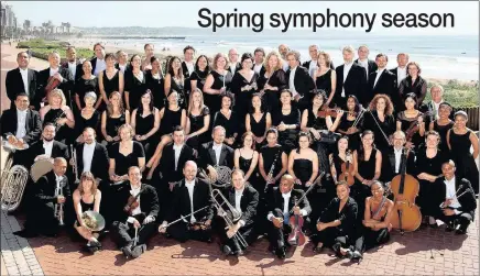  ?? PICTURE: VAL ADAMSON ?? SOUND WAVES: The KZN Philharmon­ic opens their Late Spring Season this week.