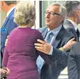  ??  ?? Brexit table: above, Jean-claude Juncker and Theresa May; right, Struan Stevenson