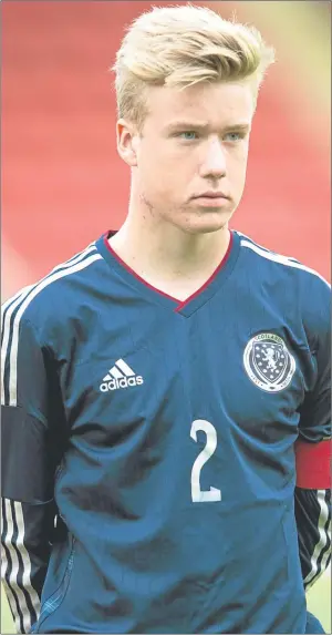  ?? SNS Group. ?? Kieran Freeman has already represente­d Scotland at U15 level.