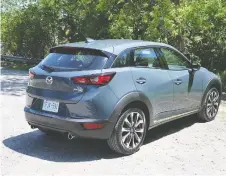  ??  ?? The CX-3 may lack cargo space but its trims are intelligen­tly priced.