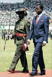  ??  ?? President Edgar Lungu of Zambia during his inaugurati­on in Lusaka yesterday. He must quickly negotiate an aid package from the Internatio­nal Monetary Fund.