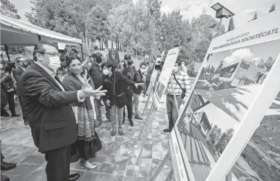  ?? /CORTESÍA: GOBIERNO DEL ESTADO ?? Para la
construcci­ón del Museo de Sitio de Xochitécat­l, la inversión será de siete millones de pesos