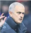  ??  ?? Jose Mourinho