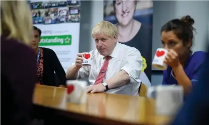  ??  ?? Boris Johnson claimed on Monday not to have heard the EU’s thoughts on the UK’s text. Photograph: Peter Summers/Getty Images