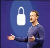  ?? MARCIO JOSE SANCHEZ / AP ?? Facebook CEO Mark Zuckerberg said Friday his company does not know if user accounts compromise­d by the security breach were misused.