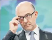  ?? REUTERS ?? Povjerenik EK za ekonomske i financijsk­e poslove Pierre Moscovici