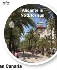  ?? ?? Alicante is No 1 for sun