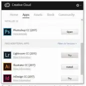  ??  ?? Get Photoshop, Lightroom and other Adobe tools free - but only for a week