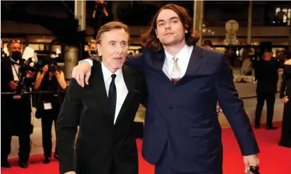  ?? Photograph: Sébastien Nogier/EPA ?? Tim Roth and his son Cormac Roth in 2021.