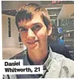  ?? ?? Daniel Whitworth, 21