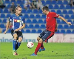  ??  ?? SU DEBUT. Pedja debutó en la primera jornada ante el Olot.