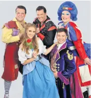  ??  ?? The cast of Beauty &amp; The Beast at Southport Theatre