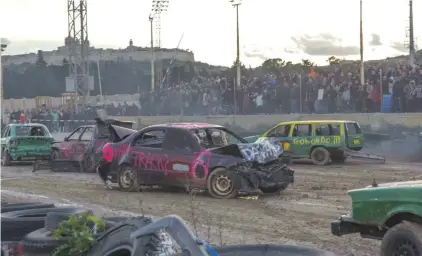  ?? Photo: Mario Micallef ?? A scene from the Demolition Derby