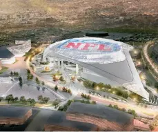  ?? LA RAMS ?? El estadio de Hollywood Park, futura casa de los Rams, sería uno de los estadios principale­s de la candidatur­a.