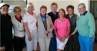  ??  ?? Jodie Duminy, Tracy Venter, Catherine Bell, Magda Kaltenbrun­n, Annette Pretorius, Jackie Braisher, Rachel Mulder en Gloria Greyvenste­in.