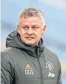  ??  ?? Ole Gunnar Solskjaer