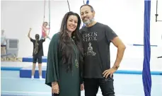  ?? Pawan Singh / The National ?? Marcela Bello and Javier Galeano, co-founders of the Dubai Circus School in Al Quoz