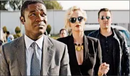  ?? AMAZON STUDIOS ?? David Oyelowo, from left, Charlize Theron and Joel Edgerton star in the comedy “Gringo.”