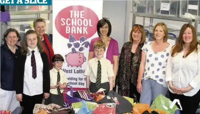  ??  ?? Boost Persimmon Homes East Scotland is encouragin­g charities and community groups to apply for a slice of £2000 every month. Some of the causes to benefit so far include The School Bank West Lothian (pictured). Pic supplied by Persimmon