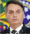  ??  ?? Brazilian President Jair Bolson: “I am sorry. What do you want me to do?”