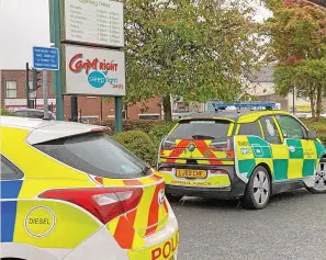  ?? ?? ●●Emergency services on Whitworth Road after the incident