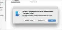  ??  ?? Enable the parental controls for apps to make sure that software can’t run from an external drive.