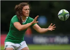  ??  ?? Ireland sevens Lucy Mulhall.