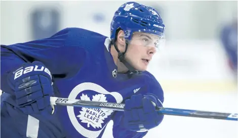  ?? TORONTO SUN FILES ?? Auston Matthews will play only his second hometown game since entering the NHL as the Leafs visit the Arizona Coyotes on Thursday.