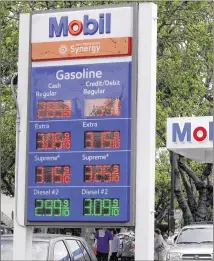  ?? BEN MARGOT / AP ?? Energy prices rose 6.1 percent in September, led by a 13.1 percent surge in gasoline. The spike, which came after Hurricane Harvey forced Gulf Coast refineries to close, is expected to be temporary.