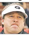  ??  ?? KIRBY SMART Brought in third-ranked recruiting class last year.