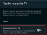  ??  ?? Turn off this option to stop your Sony Bravia TV tracking your viewing habits