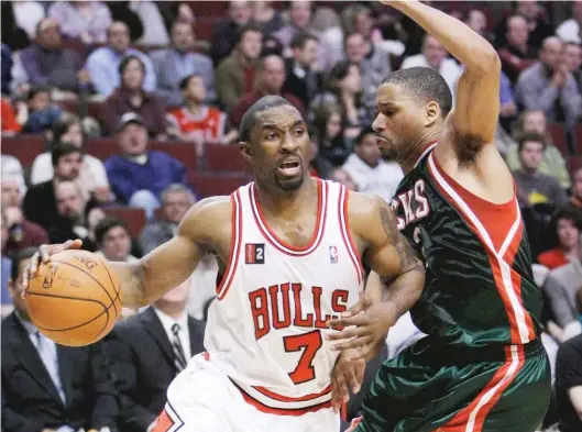  ?? CHARLES REX ARBOGAST/AP ?? Ben Gordon was drafted by the Bulls in 2004 and played 11 seasons in the NBA with four teams.