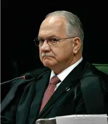  ?? Pedro Ladeira - 14.fev.2017/Folhapress ?? O relator da Lava Jato no Supremo, ministro Edson Fachin