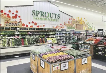  ?? PHOTO COURTESY OF SPROUTS ?? SPROUTS FARMERS MARKET is coming to the Foothills. The new grocery store will be constructe­d at the northeast corner of Fortuna Road and Interstate 8, in the Mesa Del Sol Commercial Centre.