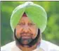  ??  ?? Capt Amarinder Singh