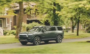  ?? RIVIAN ?? The 2024 Rivian R1S is ready for adventure thanks to a potential range of 400 miles and up to 835 horsepower.