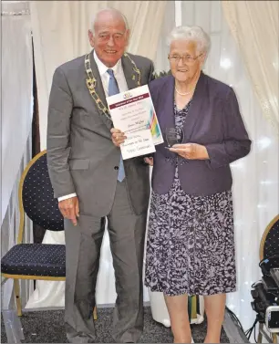  ??  ?? Jeannie MacColl was highly commended for the Volunteer of the Year award.