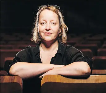  ?? MARK BLINCH/THE CANADIAN PRESS ?? Emma Stenning says her goal is to work through the process of “stabilizat­ion” at Soulpepper following allegation­s of inappropri­ate behaviour that rocked the Toronto-based company.