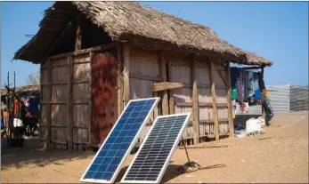  ?? Photo: Contribute­d ?? Easier said than done…Up to 80% of Namibia’s rural households still do not have adequate electricit­y access, which makes renewable options like solar and wind viable alternativ­es.