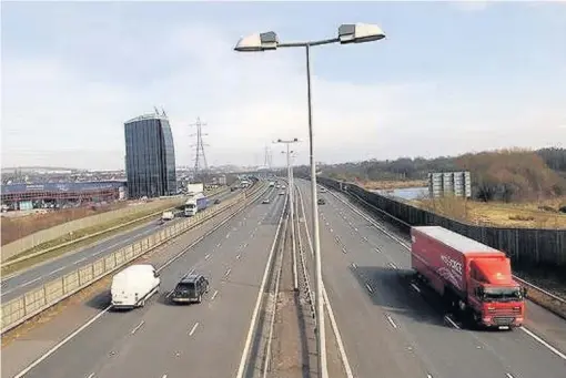  ??  ?? &gt; The M6 Toll has come under fire for low driver numbers