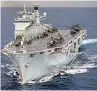  ??  ?? LAID OFF HMS Ocean