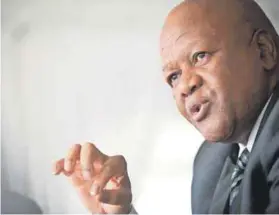  ??  ?? No go: Energy Minister Jeff Radebe has rejected a potentiall­y dodgy deal involving a former Jacob Zuma benefactor. Photo: Madelene Cronjé