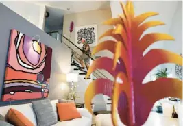  ?? BOB SELF/AP ?? The interior of artist Scotie Cousin’s Atlantic Beach home is filled with a wide range of his artistic work June 30.