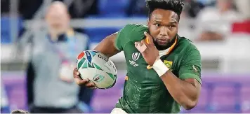  ?? | EPA ?? LUKHANYO Am is most impressed by new kid in the Bok set-up Wandisile Simelane of the Emirates Lions.