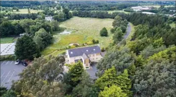  ??  ?? An aerial shot of Kilcoole Golf Club.