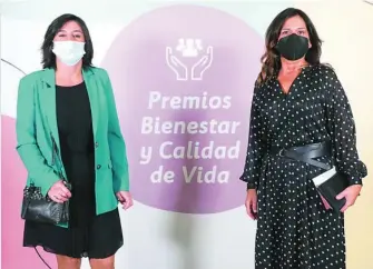  ?? ?? María Eugenia Rodríguez y Conxa Fernández, de Grupo IVF