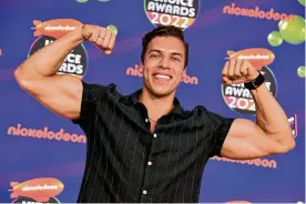  ?? PHOTO BY JORDAN STRAUSS/INVISION/AP ?? Joseph Baena arrives at the Kids Choice Awards on April 9 at the Barker Hangar in Santa Monica, California.