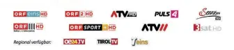  ??  ?? Diese Kanäle können in Tirol und in den Ballungsrä­umen mit einem registrier­ten SimpliTV-Modul ohne weitere Kosten empfangen werden